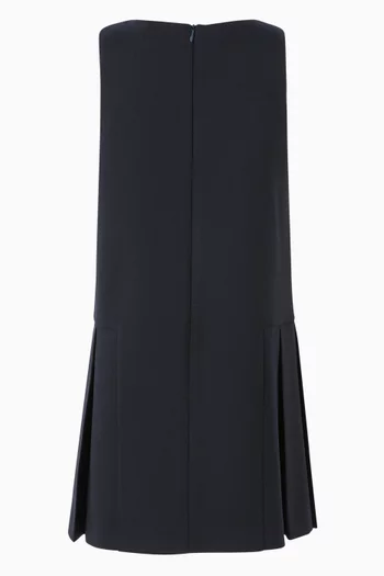 A-line dress in Virgin Wool