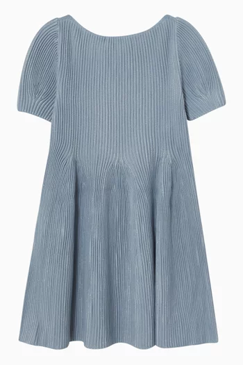 Pleated Knitted Dress