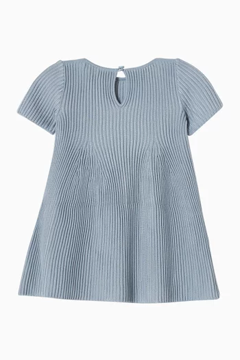 Knitted Pleated Dress