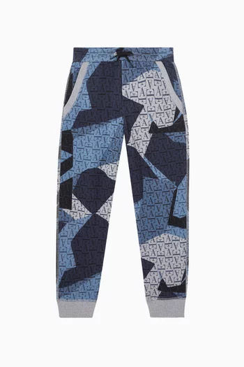 Fantasy Print Drawstring Joggers