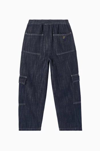 Cargo Trousers in Denim