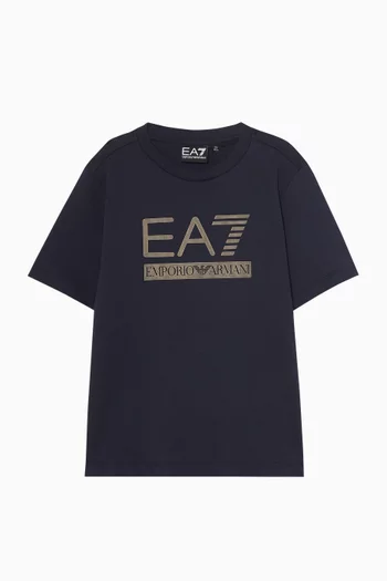 تي شيرت بطبعة بشعار EA7‏