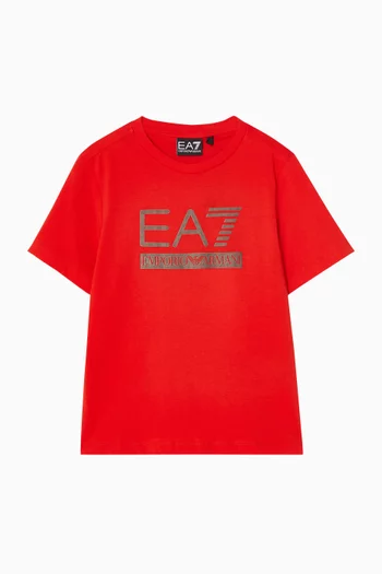 تي شيرت بطبعة بشعار EA7‏