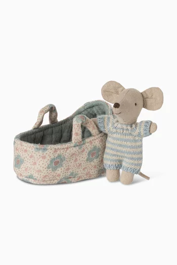 Baby Mouse in Carry Cot