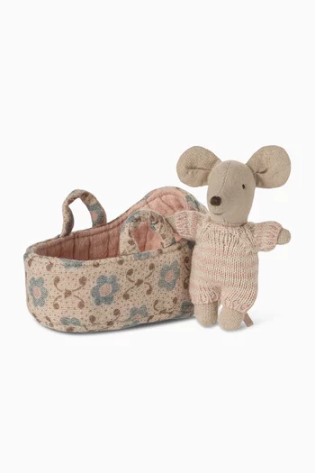 Baby Mouse in Carry Cot