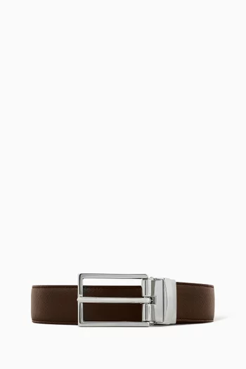 Reversible Belt in Leather