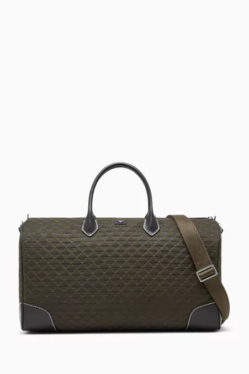 Geometric Pattern Duffle Bag
