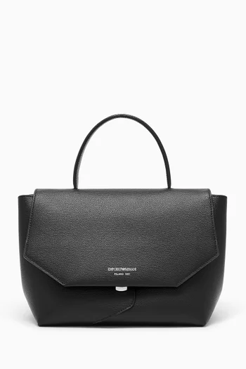 1981 Top-handle Bag in Pebbled Leather
