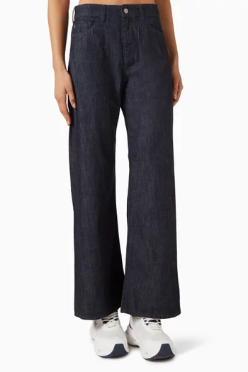 Wide-leg Jeans in Denim
