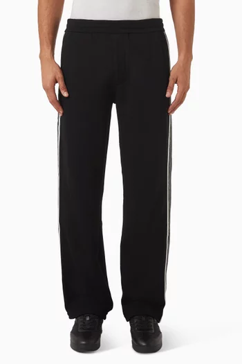 Side Stripes Sweatpants in Cotton French Terry