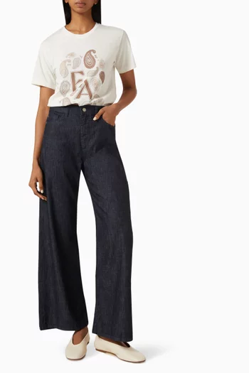 Boteh Capsule T-shirt in Cotton