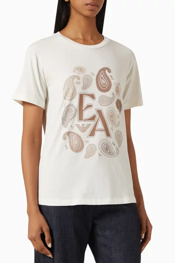 Boteh Capsule T-shirt in Cotton