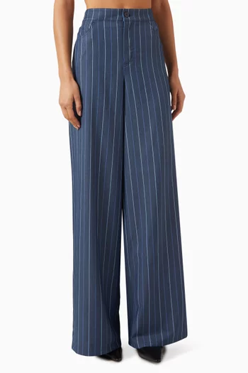 Wide-leg Pants in Denim