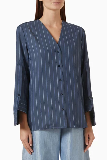 Striped Jacquard Shirt