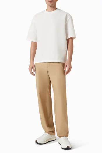 Casual Trousers in Seersucker & Down