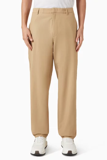Casual Trousers in Seersucker & Down