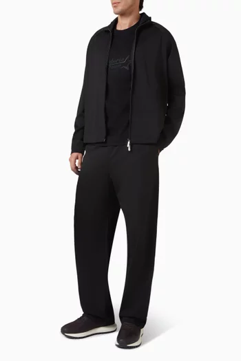 Wide-leg Jogging Pants in Jersey