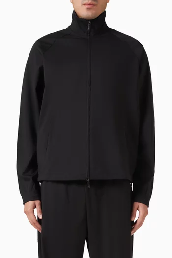 Zip Sweatshirt in Interlock Jersey