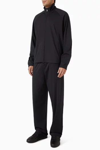 Zip Sweatshirt in Interlock Jersey