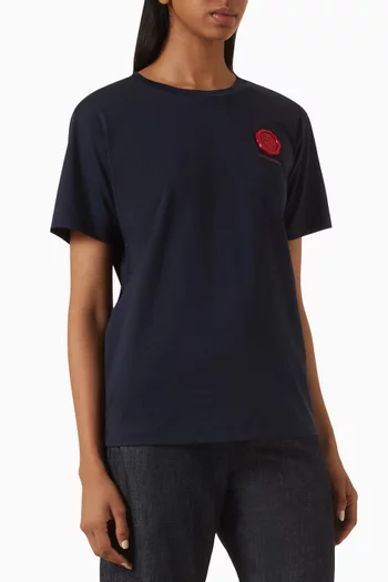 3D Stamp Logo T-shirt in Cotton