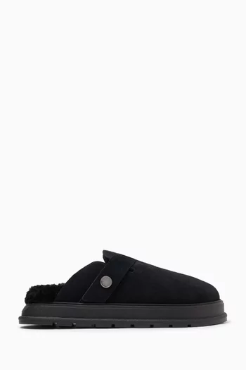 The Mules in Suede