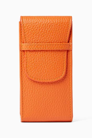 Portobello Watch Pouch in Grained Leather