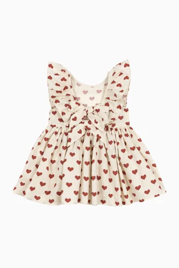 Cianna Bow Dress in Organic Cotton