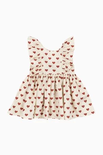 Cianna Bow Dress in Organic Cotton