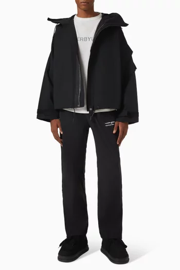 Hooded Jacket in Cotton-ripstop