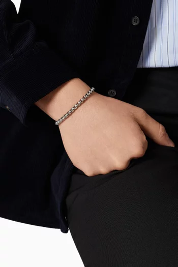 Box Chain Bracelet in Stainless Steel