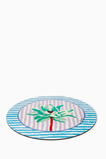 Floral Placemat in Lacquered Cork