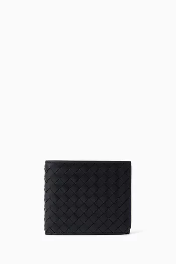 Piccolo Bifold Wallet in Intrecciato Leather