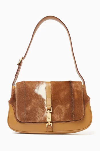 Jackie Shoulder Bag in Pony Hair