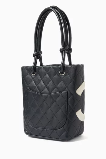 2000s Rue Cambon Bucket Bag in Lambskin Leather