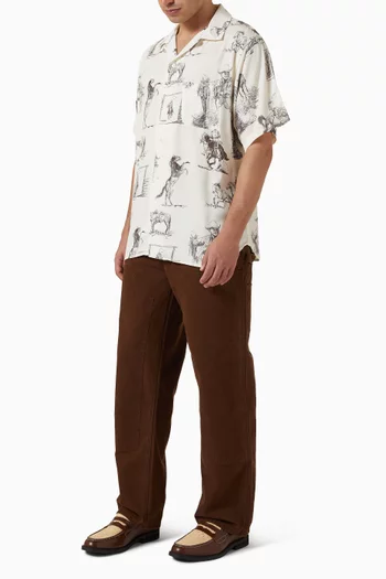 Double Knee Pants in Canvas