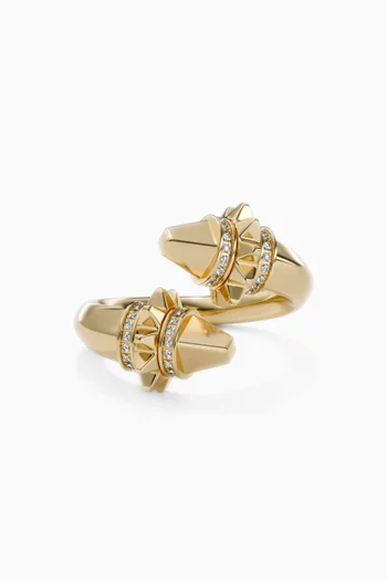 Hab El Hayl Diamond Ring in 18kt Yellow Gold