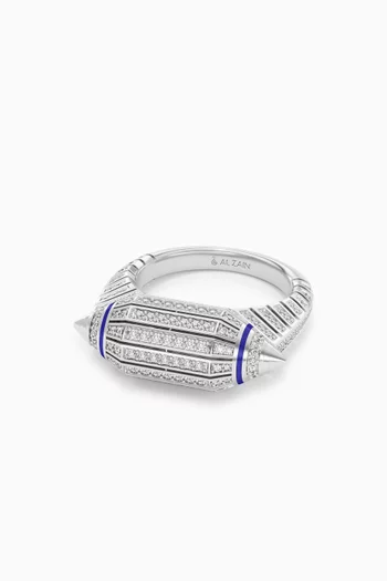 Al Merriyah Diamond Ring in 18kt White Gold