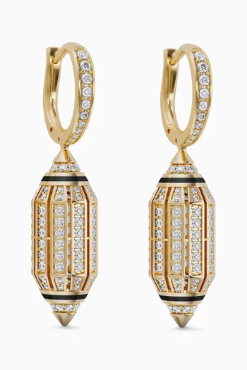 Al Merriyah Diamond Earrings in 18kt Gold