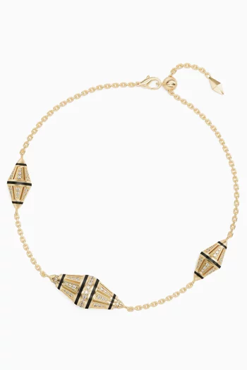 Al Merriyah Diamond Bracelet in 18kt Gold
