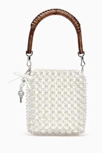 Mini Tote Bag in Crystal Chainmail