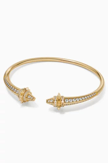 Hab El Hayl Diamond Cuff Bracelet in 18kt Gold