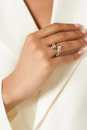 Mushabbak Diamond Ring in 18kt Yellow Gold