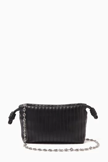 Mini Flamenco Pleated Purse in Calfskin