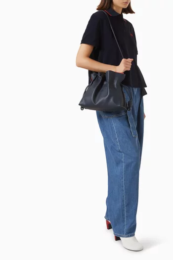 Medium Flamenco Layers Clutch in Nappa Calfskin