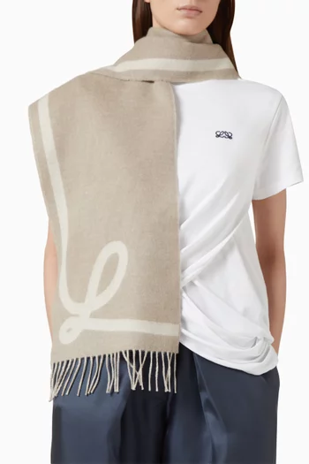 Anagram Fringe Scarf