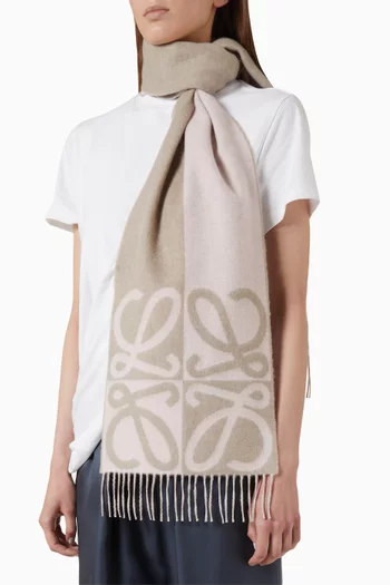 Anagram Scarf in Wool Blend