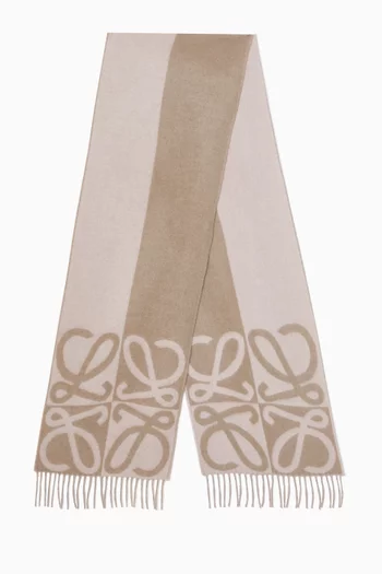 Anagram Scarf in Wool Blend