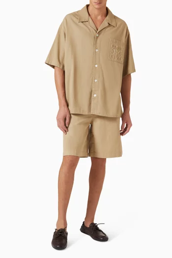 Anagram Drawstring Shorts