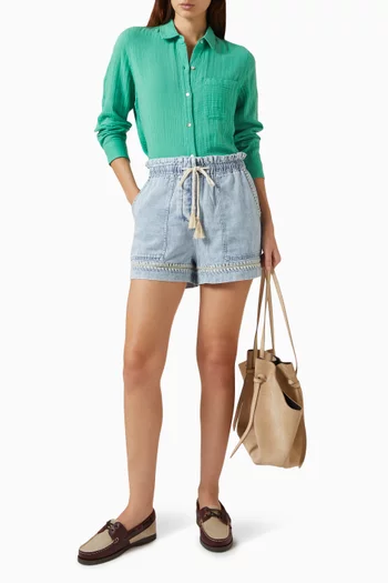 Ellis Shirt in Gauze-cotton