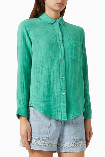 Ellis Shirt in Gauze-cotton
